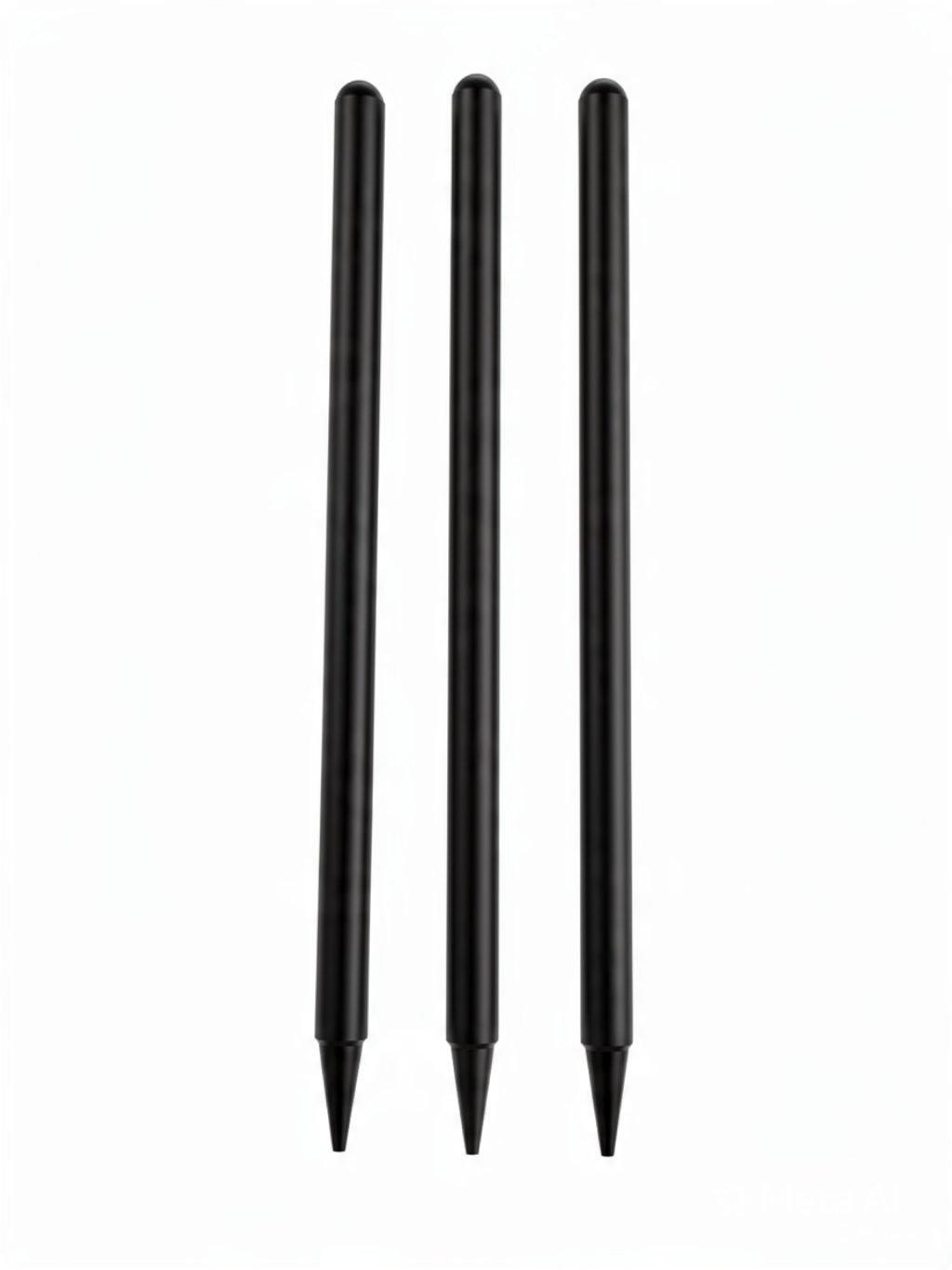 KIBI Wooden Black Wicket Premium High Visibility Hardwood Cricket Stumps Bails Pack