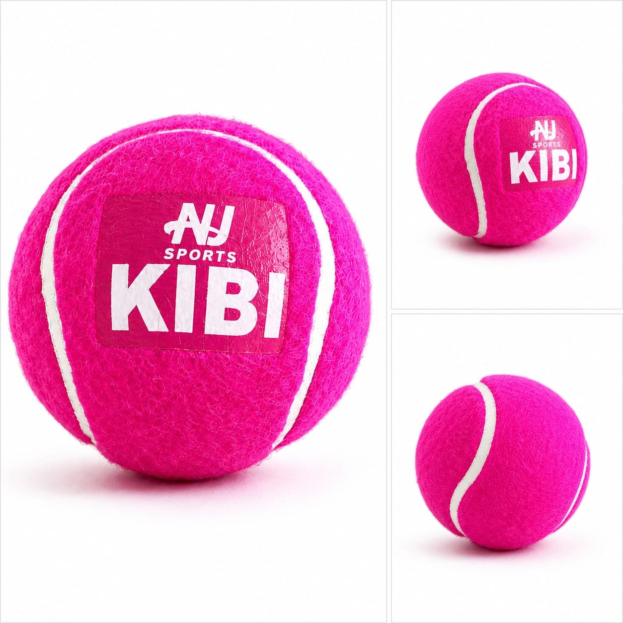 KIBI Pink Tennis Ball (Pack of 6)